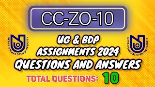 CC ZO 10  NSOU UG Assignment CC ZO 10 [upl. by Fosdick]