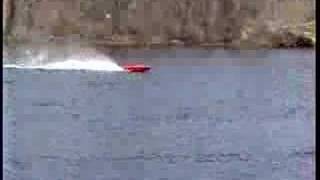 enforcer 57 magnum rc boat 3rd run [upl. by Norraa]