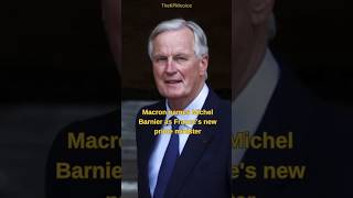 Michel Barnier former EU Brexit negotiator Appointed as Prime Minister of France currentnews news [upl. by Asalocin]