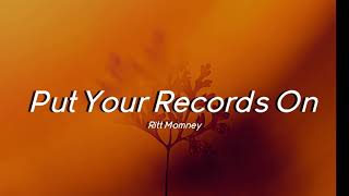 Ritt Momney  Put Your Records On Tiktok Slowed  Lyrics [upl. by Christoper445]