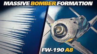 FW190 A8 Vs Massive B17 Flying Fortress  P47 Escort  Digital Combat Simulator  DCS  WWII [upl. by Tiana]