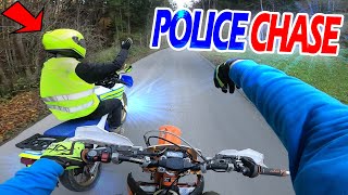 Dirtbike Police Getaway  Cop VS Motorcycle  Ktm EXC 250 [upl. by Tybalt]