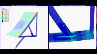 SIMULIA Abaqus  Submodelling Results [upl. by Maher]