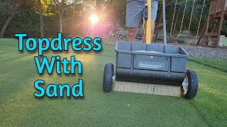 Sand Top Dressing a Putting Green [upl. by Bixler]