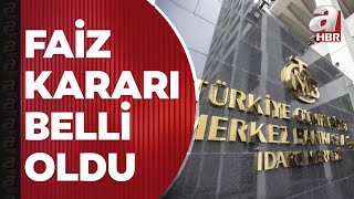 Merkez Bankası faiz kararını açıkladı Nisan 2023 TCMB faiz oranı ne oldu  A Haber [upl. by Nylhtiak]