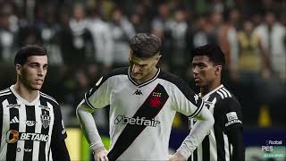 PES 2021 SIMULAÇÃO 🎮 🕹️ 🔝 ATLETICOMG VS VASCO AO VIVO  GAMEPLAY PES 2021 [upl. by Henning]