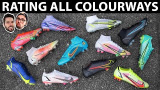 Rating ALL Mercurial colourways so far  Vapor 14 amp Superfly 8 [upl. by Xymenes]