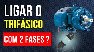 Como ligar um motor trifásico com 2 fases 220V [upl. by Cecilia]