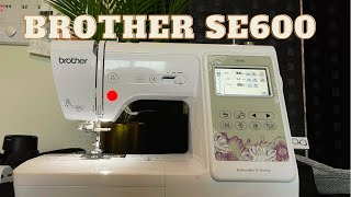 How to THREAD A BROTHER SE600 SEWING MACHINE [upl. by Sabah]