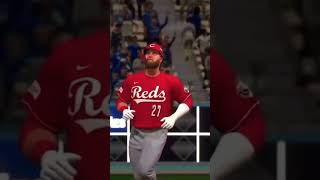 Jake Fraley 1 homerun franchise mlbtheshow24 baseball reds playoffs [upl. by Dianuj]