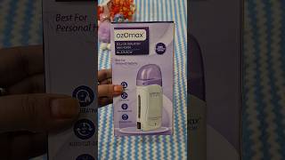 I tried😊 Ozomax Rollon Depilatory wax heater review in HindiShortsRoll on wax heater how to use [upl. by Airlie]