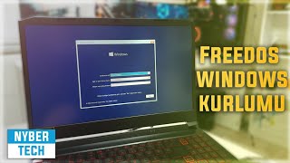 FreeDos Laptop Detaylı Windows 10 Kurulumu Adım Adım   Acer An51542  R3WY [upl. by Eiuol]