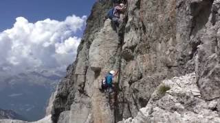 Ferrata Benini sulle Dolomiti del Brenta [upl. by Briny]