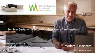 Inventor Woodwork For Inventor Cam Nesting [upl. by Claude]