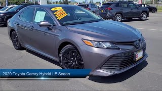 2020 Toyota Camry Hybrid LE Sedan Yuba City Oroville Roseville Sacramento Chico [upl. by Cirde411]