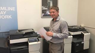 Konica Minolta The Easy Way to Print on Thick Paper [upl. by Genie]