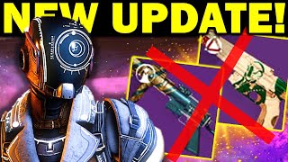 Wow BIG Nerfs just hit Destiny 2 that Shocked Players [upl. by Yelkrab]