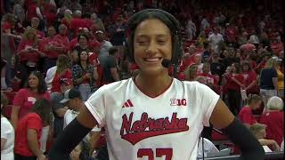 Nebraska Husker Volleyball vs Montana St 9724 [upl. by Jalbert]