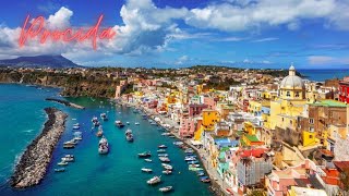 Procida Capitale italiana della cultura 2022  4k drone footage [upl. by Euqinamod]