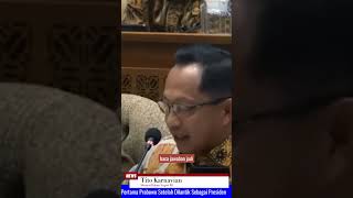 Respon Mendagri Tito Karnavian Karena Ditegur Keras Anggota Dewan Saat Rapat kabinetprabowo [upl. by Modeste538]