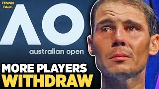 More Players Withdraw from Australian Open 2024  Tennis News [upl. by Aisylla]