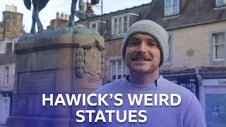 Hawicks Weird and Wonderful Statues  BBC The Social  BBC Scotland [upl. by Tamah]