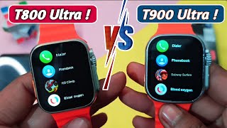 T800 Ultra Vs T900 Ultra Smart Watch  Best Budget BT Calling Smartwatch Under 1000 🔥 [upl. by Ahsimet224]