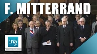 Les obsèques de François Mitterrand à Notre Dame  Archive INA [upl. by Nisay]