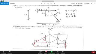 Equilibrio de Cuerpos Vinculados y Sistemas Reticulados Clase 11  Parte 34 [upl. by Penny513]