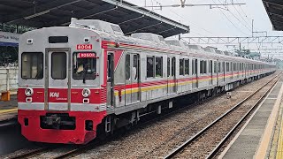 4K Stasiun Pasar Minggu Kompilasi KRL JR 205 TM 6000 Tokyu 8000  Commuter Line Lin Bogor [upl. by Aniral]