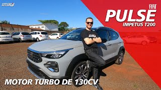 CONHEÇA O NOVO FIAT PULSE IMPETUS 2022 10 Turbo de 130CV  Nos Mínimos Detalhes [upl. by Georgeta]