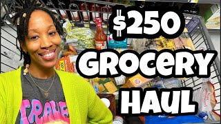 GROCERY SHOPPING  WINCO ON A 250 BUDGET FOR 6 WITH NO EBT‼️fyp winco [upl. by Delfeena]