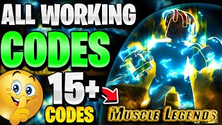 15 CODES All Working CODES For Muscle Legends Roblox Muscle Legends Codes [upl. by Jodi]