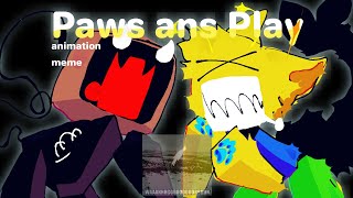 ✷ Paws and Play animation meme collab SpringGENOOO fw1 [upl. by Anaidiriv]