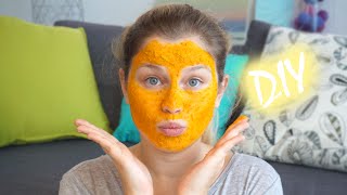 DIY  Test du Masque au Curcuma [upl. by Lleynod609]