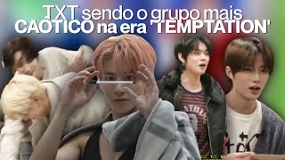 TXT sendo um grupo MUITO CAÓTICO na era TEMPTATION [upl. by Enasus]