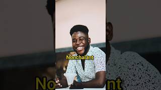 Nonchalant means shorts viral english trending englishteacher nonchalant vocabulary facts [upl. by Angadresma]