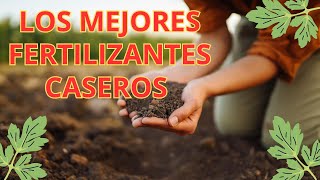 LOS MEJORES FERTILIZANTES CASEROS PARA TUS PLANTAS 🪴 [upl. by Aleahpar]