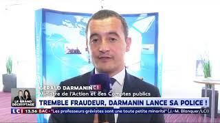 Police de Bercy  Darmanin détaille les nouveaux moyens de lutte contre la fraude fiscale [upl. by Khano165]