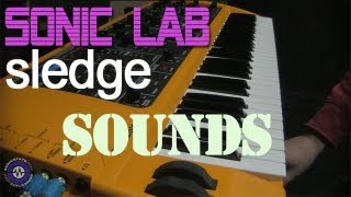 StudioLogic Sledge VA Polysynth  Sounds Audition [upl. by Let]