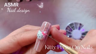 Make Press On Nails At Home  Nails Design  Nail Asmr [upl. by Selrhc229]