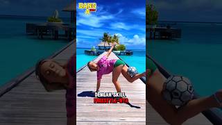 Beautiful Girl in Inter Miami Jersey Stunning Freestyle [upl. by Esej]