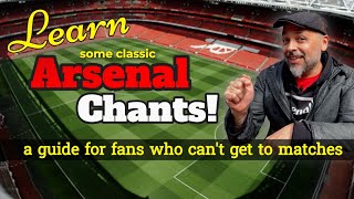 Learn Classic Arsenal Chants One Nil to the Arsenal  Mikel Artetas Army [upl. by Keppel]