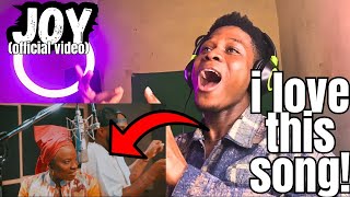 Angelique Kidjo ft Davido  Joy OfficialVisualizer Reaction video joy davido [upl. by Yenrab]