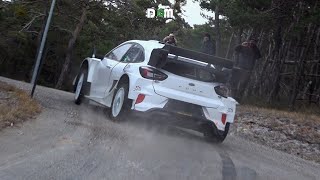 Rally Montecarlo 2024 FOURMAUX Test⚠️ FLAT OUT‼️ Puma Rally1 [upl. by Elidad]