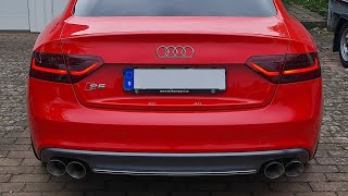 Audi S5 Milltek Exhaust Nonresonated [upl. by Ecnerual77]