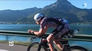 Le 35e triathlon longue distance dEmbrun remporté en 9h45 [upl. by Aluap]