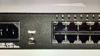 Hard Reset Pakedge MS1212 Network Switch [upl. by Arrec]