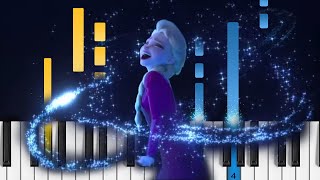 Frozen 2  Into the Unknown  Piano Tutorial  Piano Cover [upl. by Sibella]