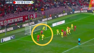 🇨🇭 Switzerlands Zeki Amdouni goal vs Spain  Embolo assist  Spain vs Switzerland  Nations league [upl. by Jillie]